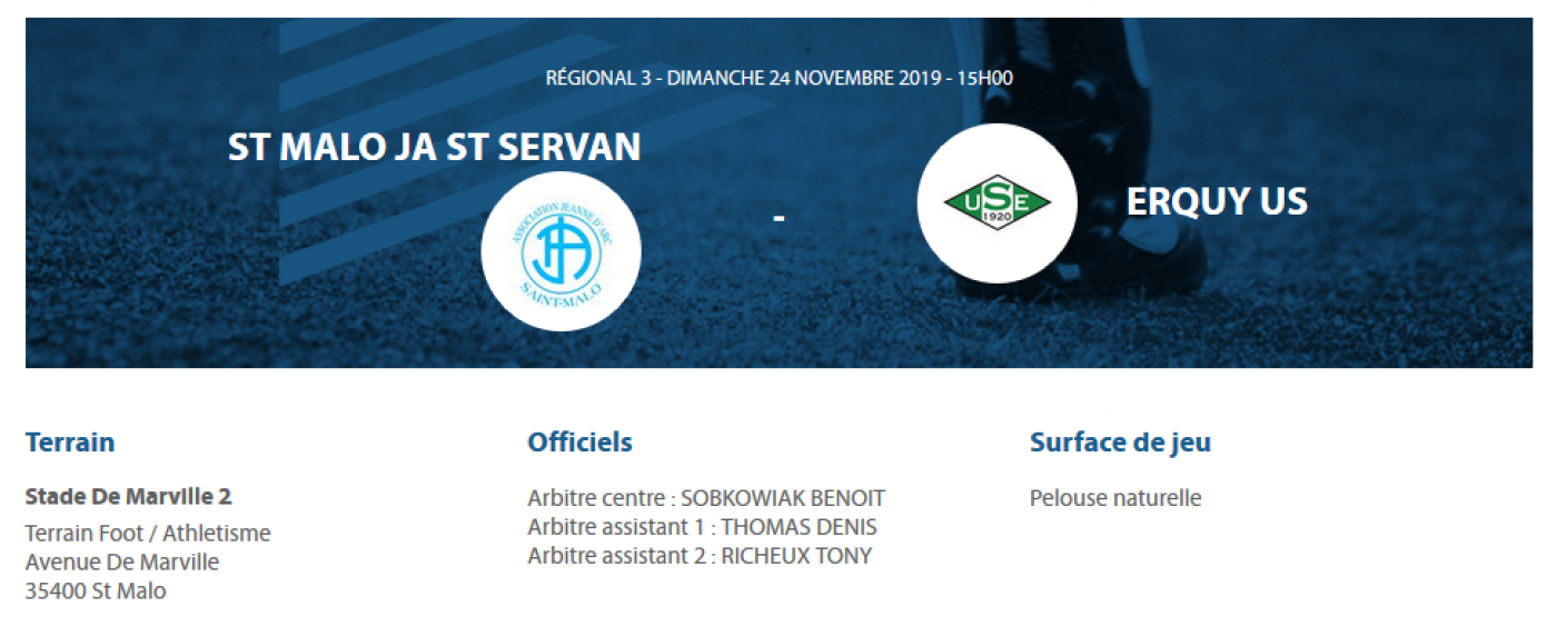 [R3 J6] St Malo JA St Servan - US Erquy