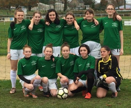 * Debout : Yaelle Frémont - Enora Hamon - Fleur Siméon - Mailis Gicquel - Kirsten Garbit - Swann Gaultier.
* Assis : Fleur Thomas - Lilou Omnés - Alix Ollivier - Alyssia Garret - Lilinui Cahorel Courtier.