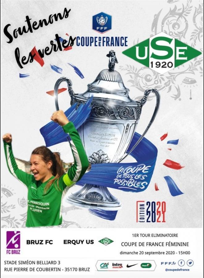 [Coupe de France Féminines - 1er tour] FC Bruz - US Erquy Féminines