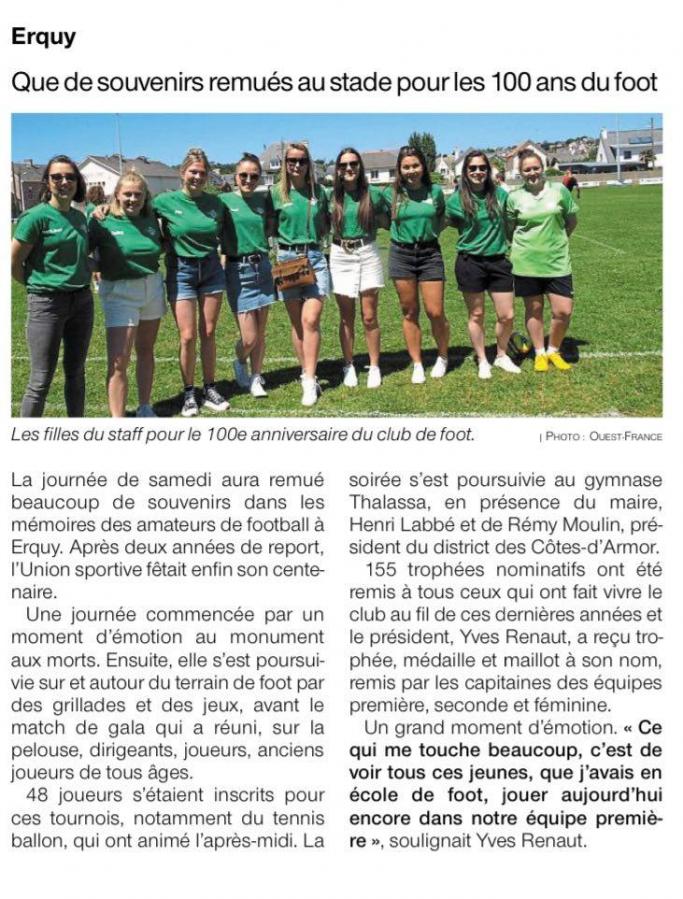 article Ouest France (31
-05-22)