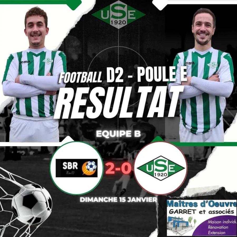 D2 Poule E - 10ème journée :
❌️ Saint-Brieuc Racing 2 - 0 US Erquy B